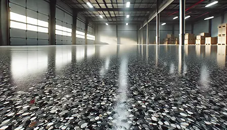 One Way Epoxy Coatings - Epoxy Full Chip Flooring