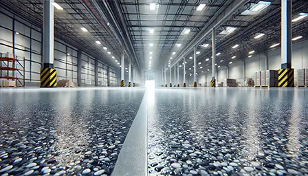 One Way Epoxy Coatings - Quartz Epoxy Flooring